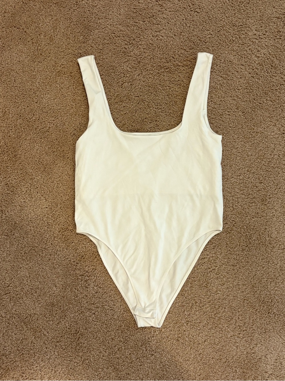 a new day Cream Scoop Neck Bodysuit